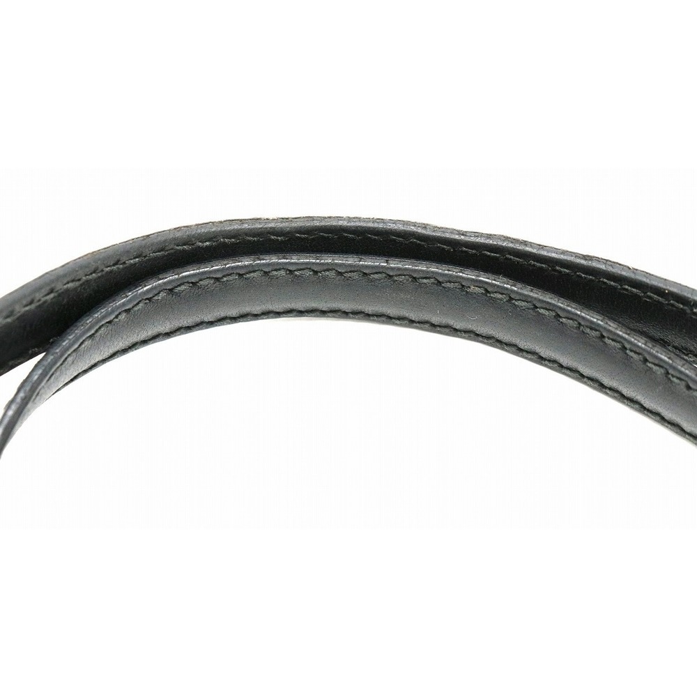 Gucci Implement Black Shoulder Gg Tote Leather Bag - image 4